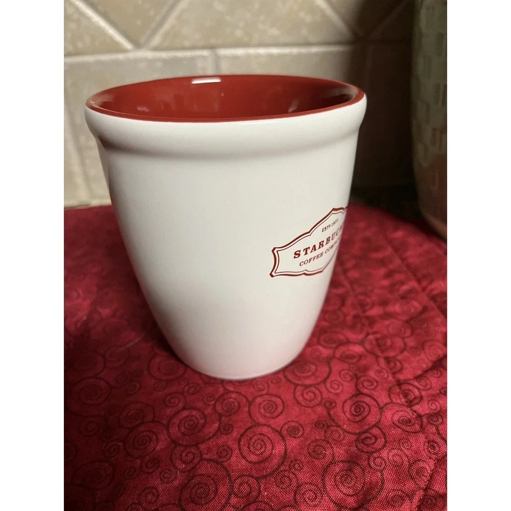 Starbucks Mug Starbucks White And Red Mug Original Style Mug